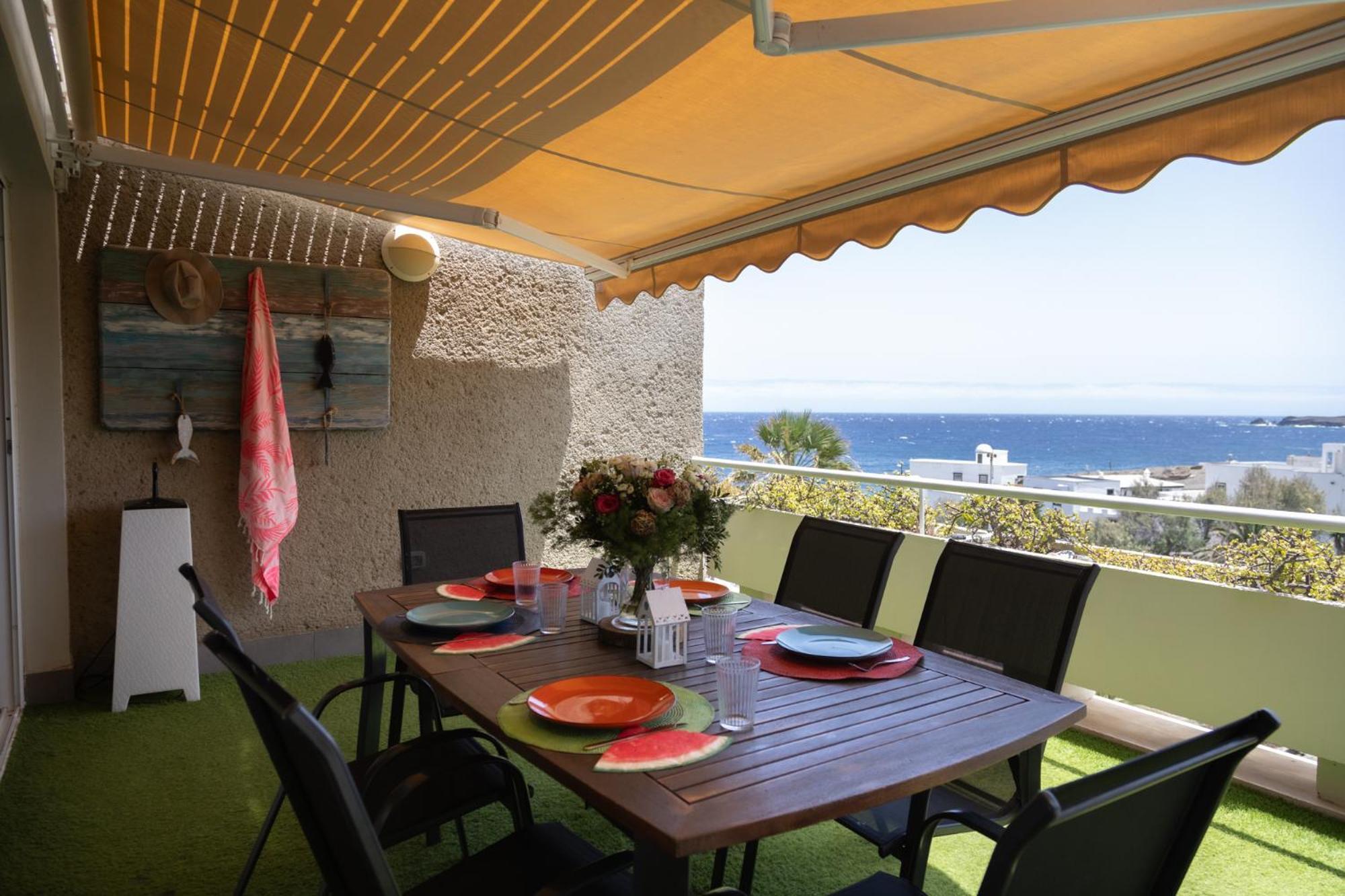 Apartamento Vistas al Mar junto a la Playa 2D Porís de Abona Exterior foto